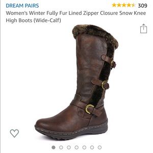 NWOT Fur Lined Winter Boots